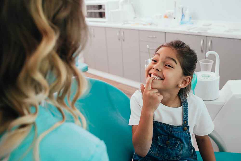 Child receiving gentle pediatric dental care at Pecan Tree Family Dentistry